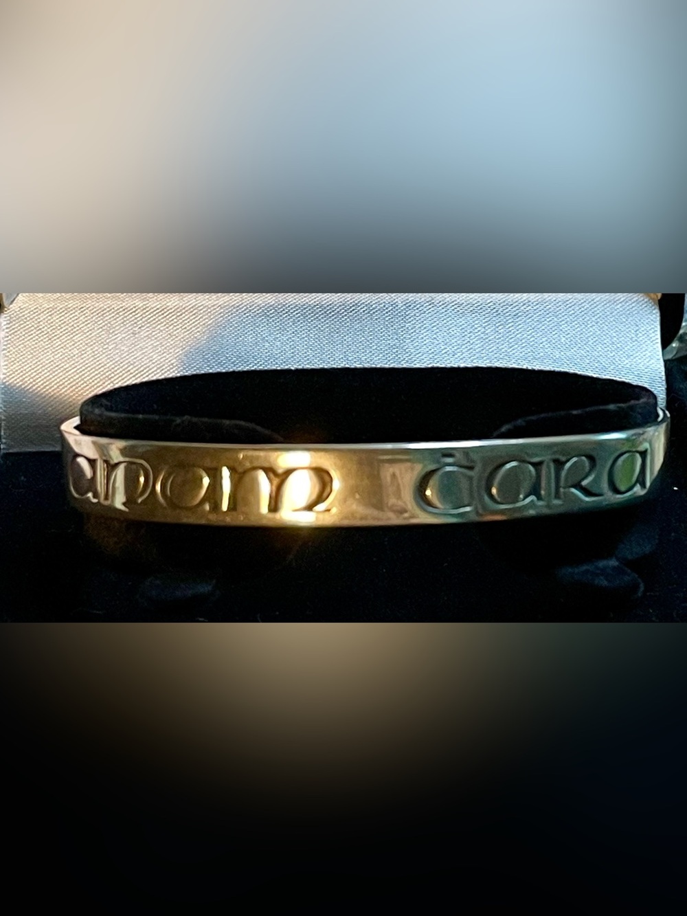 Anam Cara Cuff Bracelet Made in USA By Laurel Elliott makers mark DVB N.Y.925 SS - Picture 3 of 6